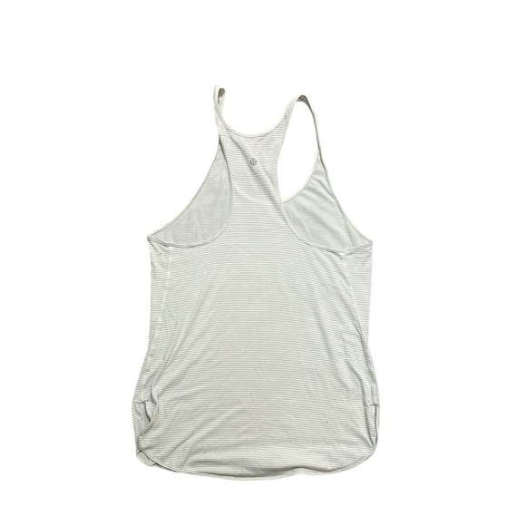Lululemon Cool Racerback II Pin Striped Thin Workout Running Tank Top - Picture 5 of 6